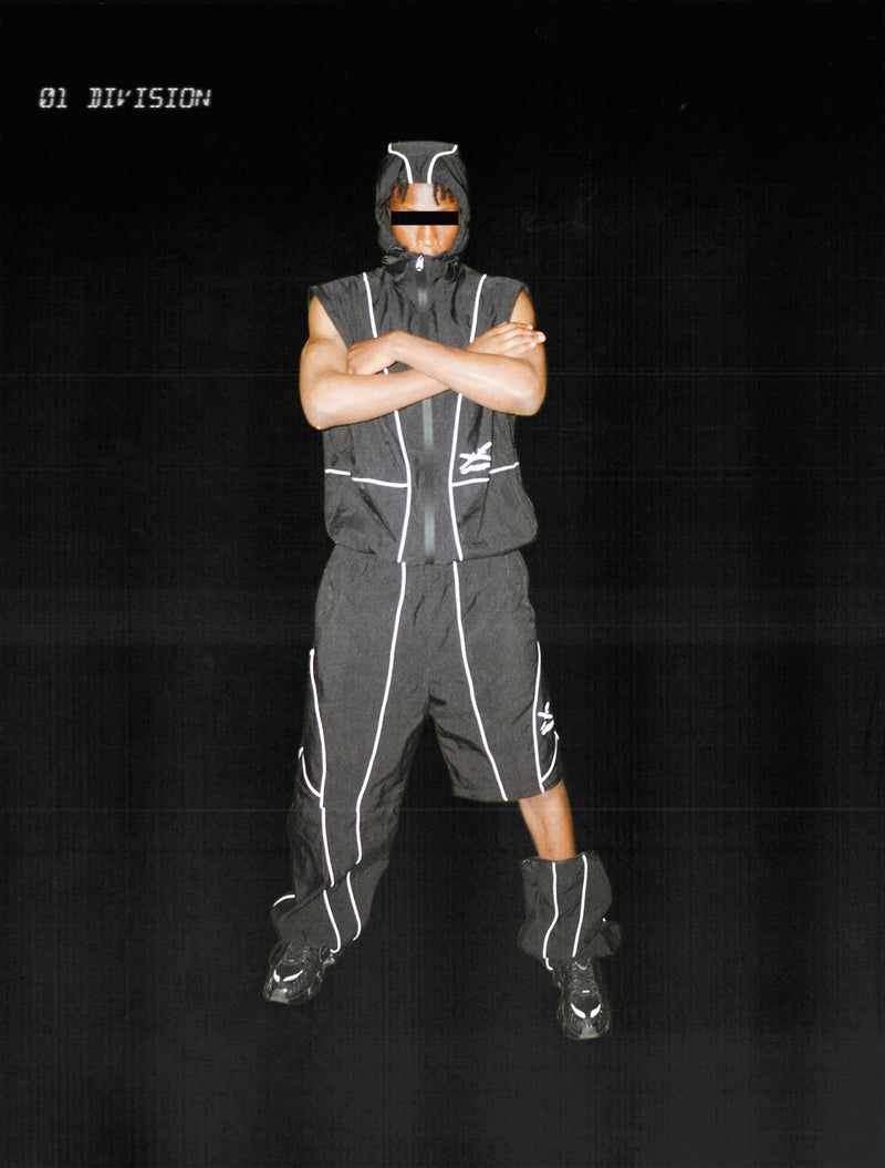 CRD TRACKSUIT ( BLACK ) NYLON