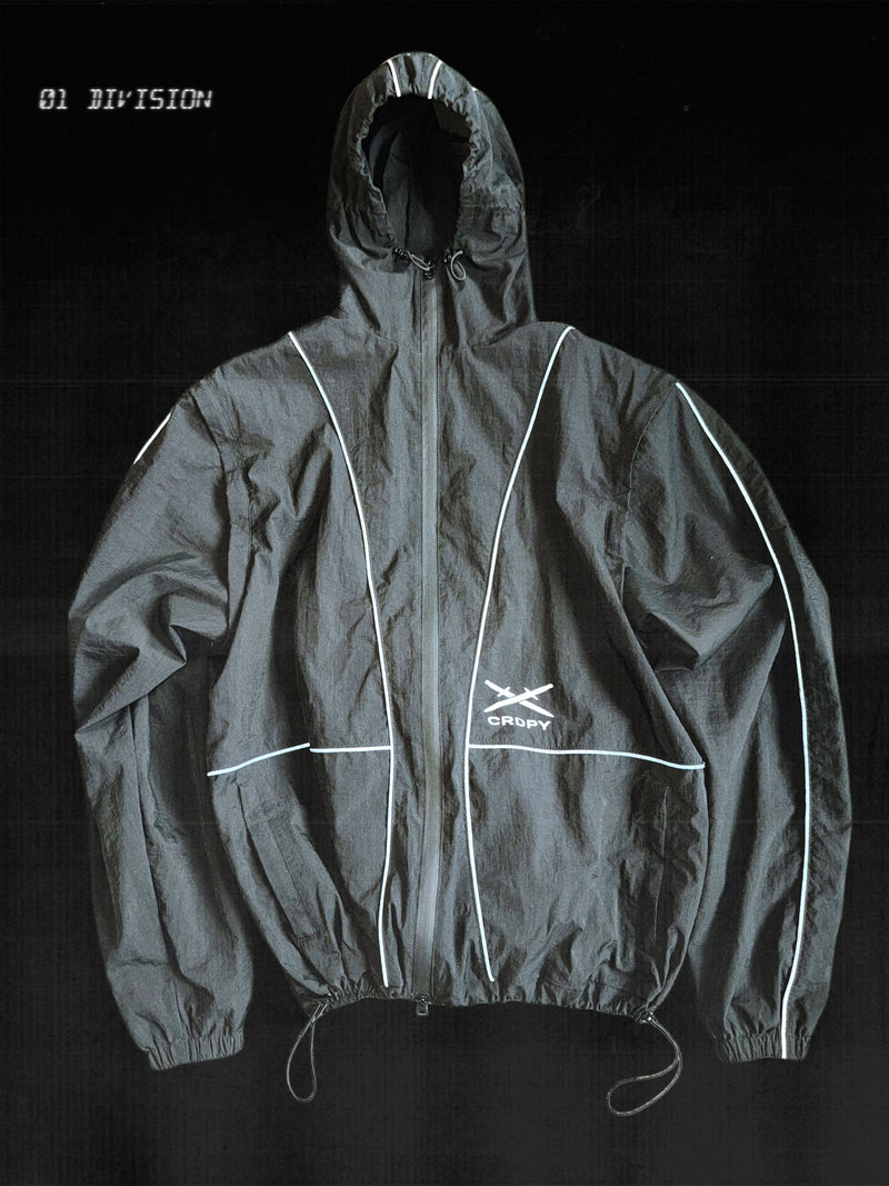 CRD TRACKSUIT ( BLACK ) NYLON