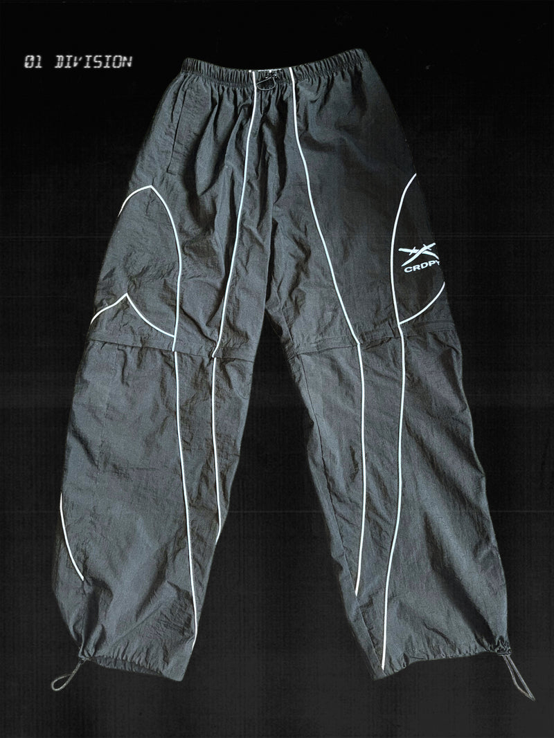 CRD PANTS ( BLACK ) NYLON