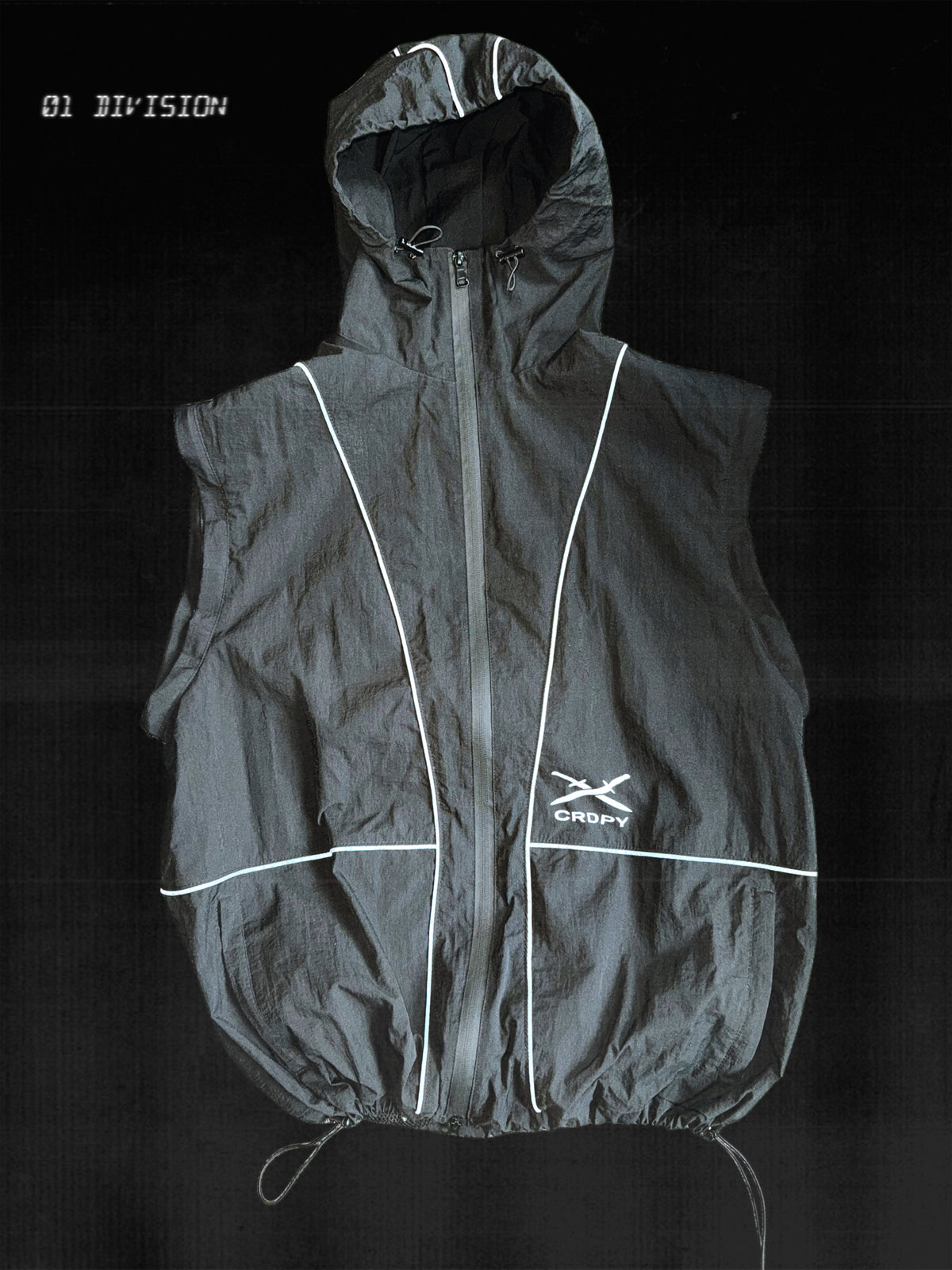 CRD TRACKSUIT ( BLACK ) NYLON